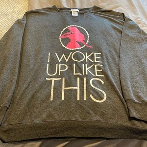 Disney Parks V-Neck Long Sleeve Sweater-like